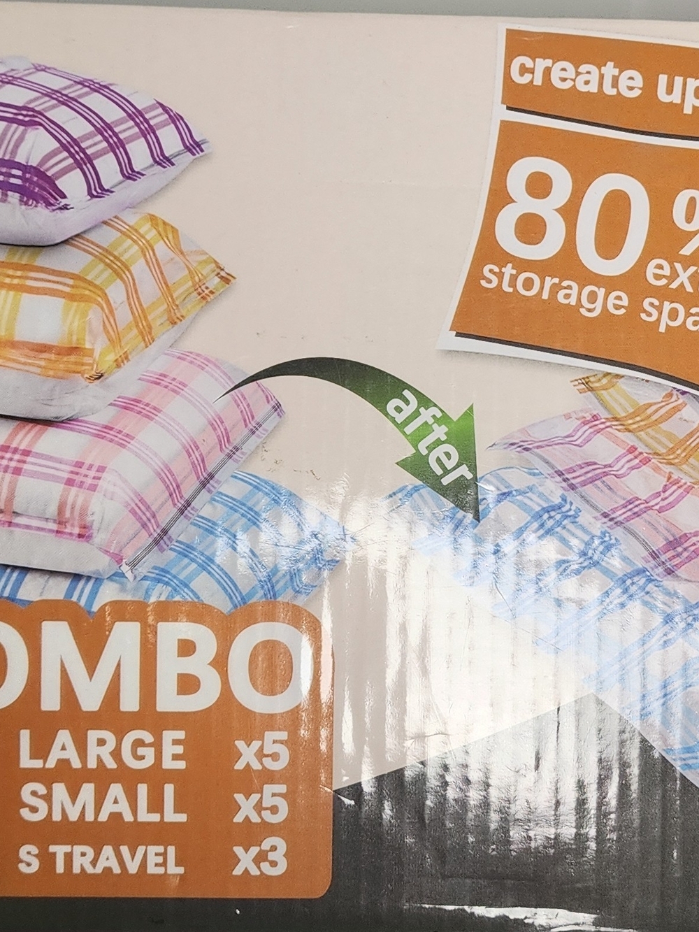 Storage Master 26 PACK Combo Vacuum Bags 5Jumbo 5Large 5Med 5Small 3MTrav 3STrav